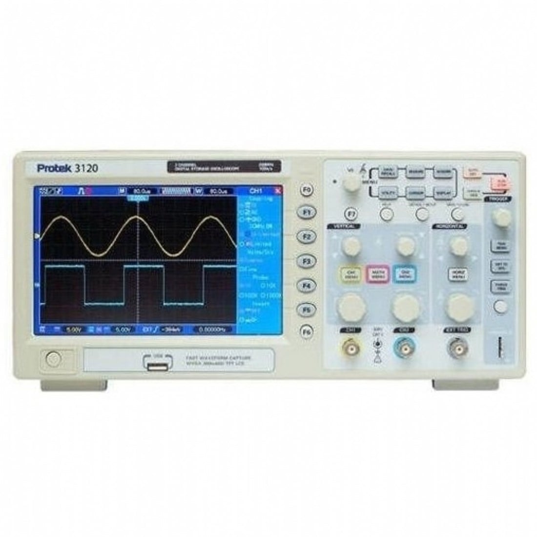 PROTEK 3120 2KANAL 200MHZ DİJİTAL DEPOLAMA OSİLOSKOPU