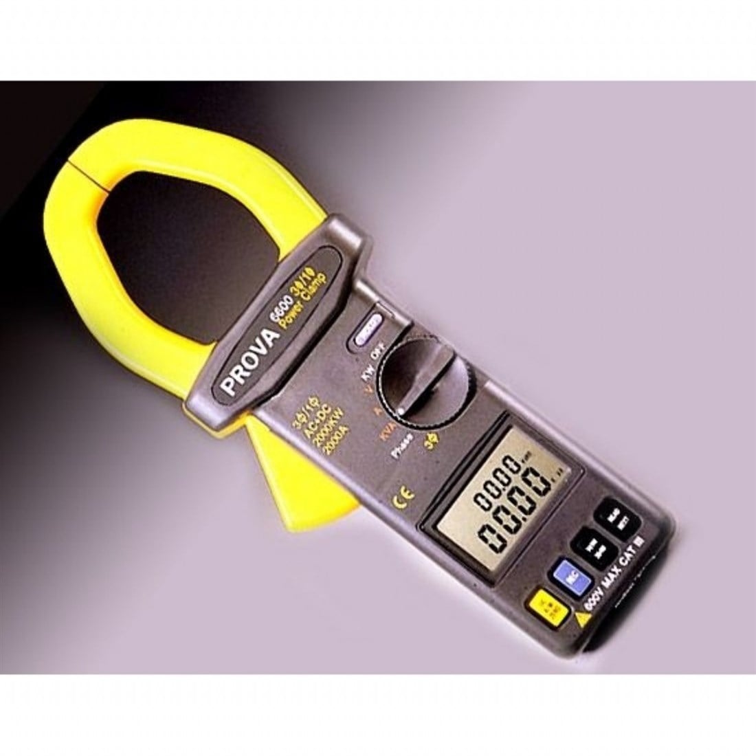 PROVA 6600 3 Faz / 1 Faz Güç Ölçer Pensampermetre