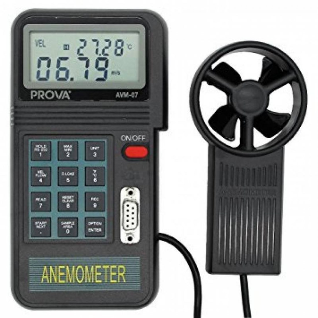 PROVA AVM 07 Hava akımı ölçer Anemometre