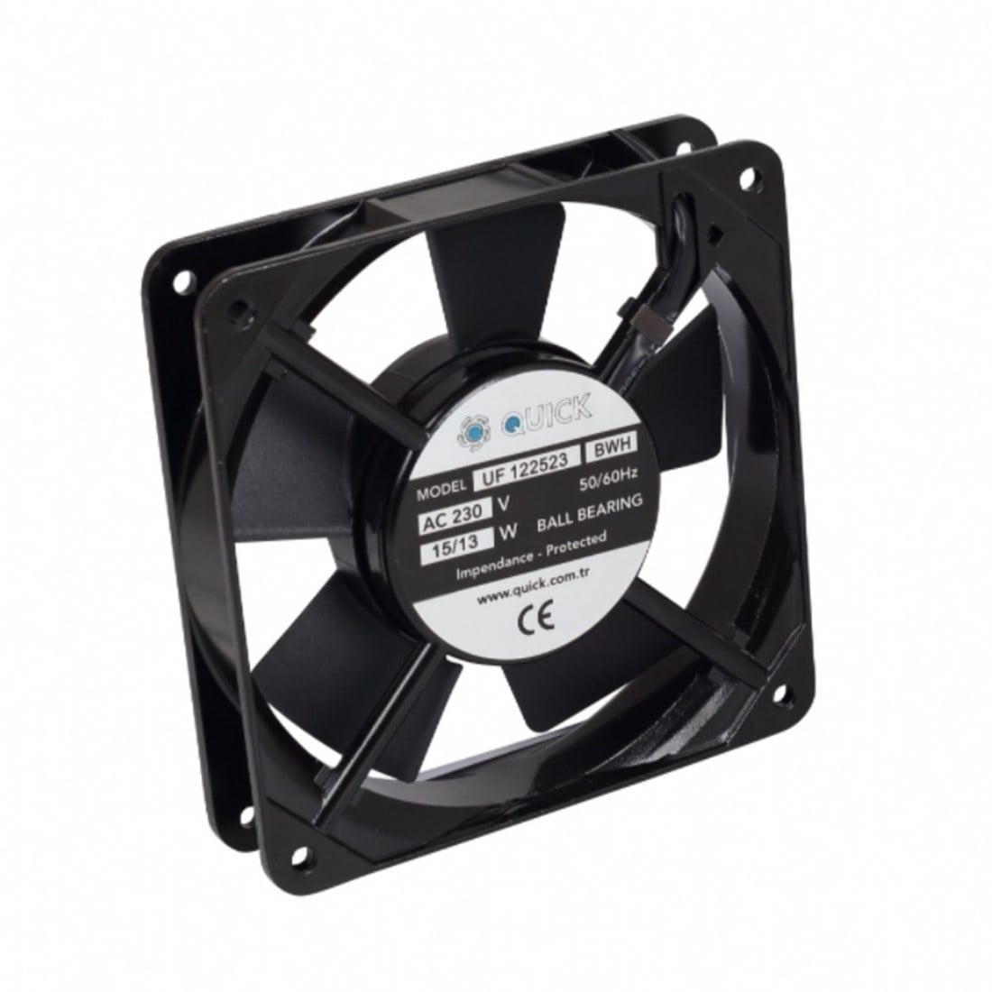 Quick 120x120x25 Metal Kasa Fan 230VAC - UF-122523 SWH