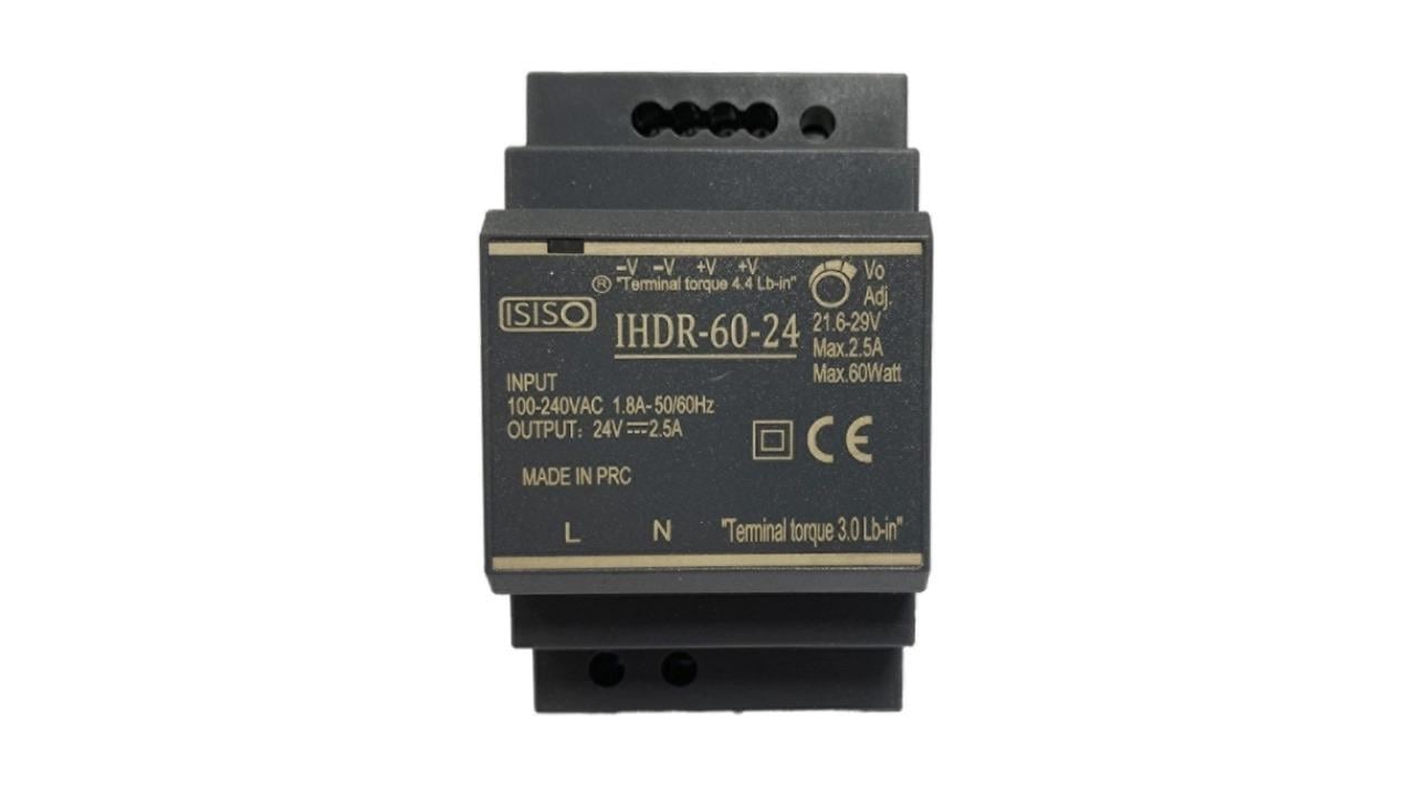 Raya Montajlı Güç Kaynağı IHDR-60-24