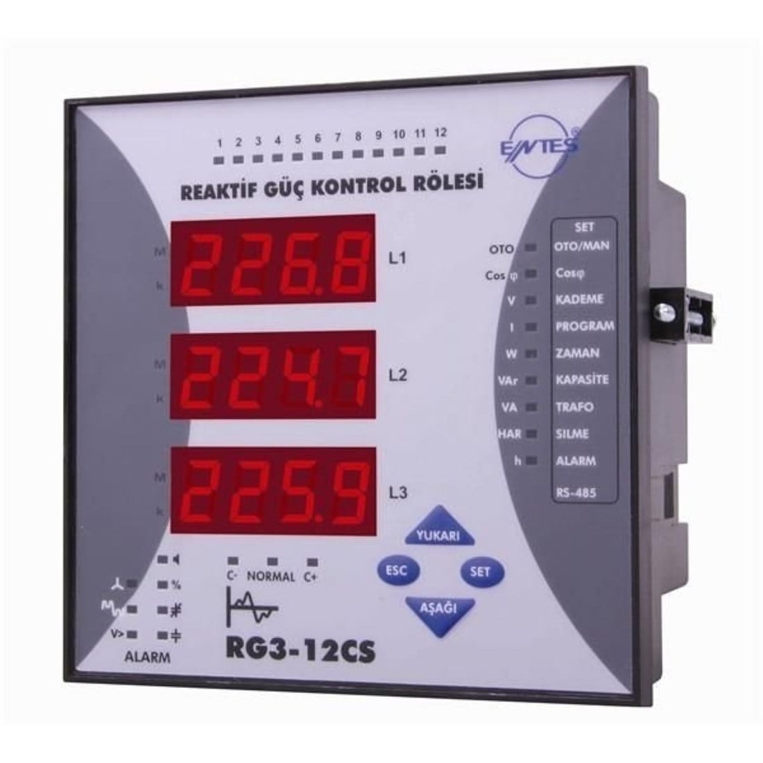 RG3-12CS REAKTİF GÜÇ KONTROL RÖLESİ