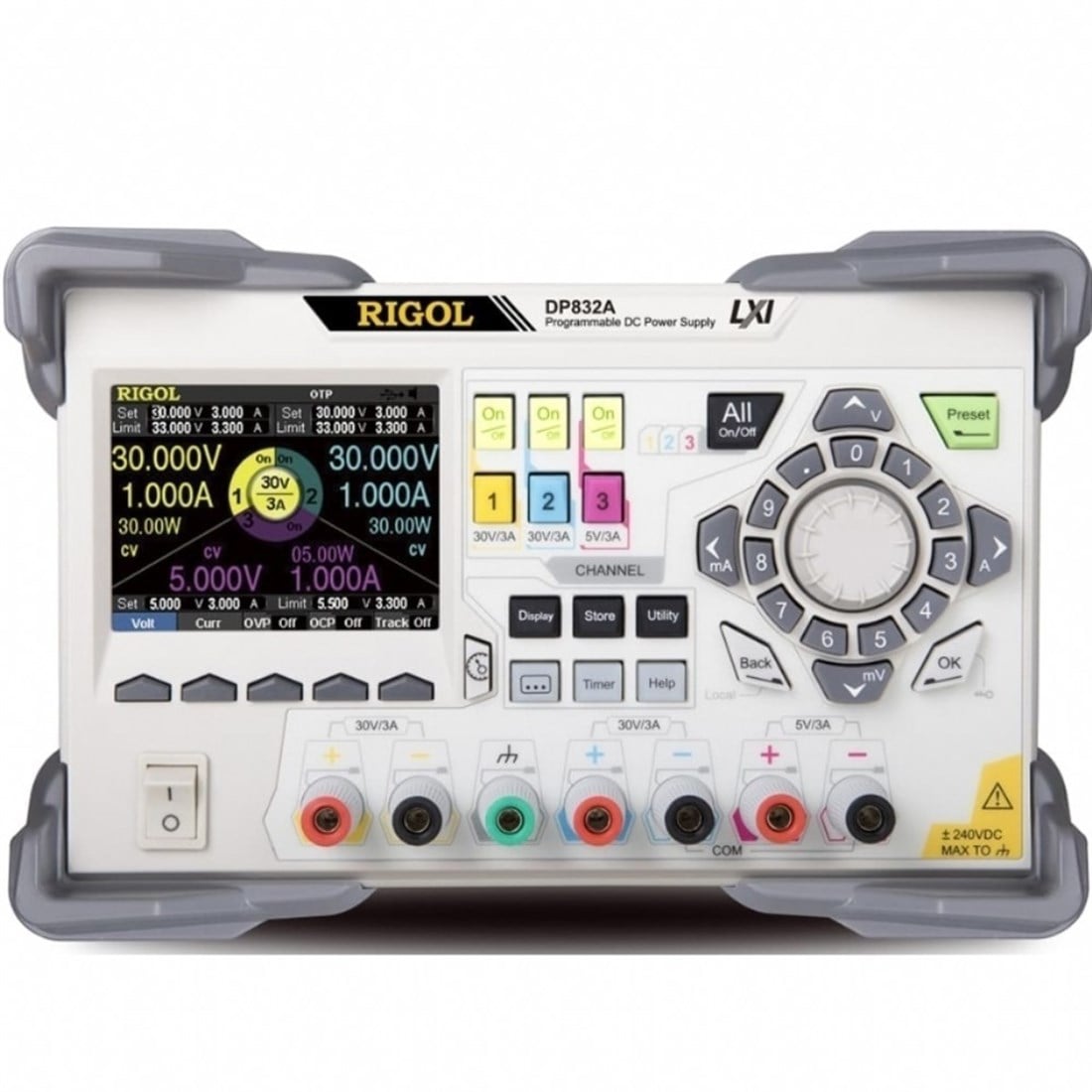 Rigol DP832A 195W 3 Çıkışlı Güç Kaynağı