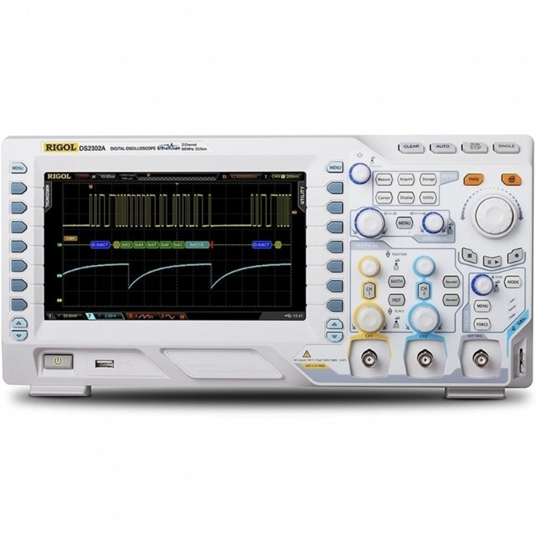 Rigol DS2302A - 300MHz 2 Kanal 2GSa/s Örnekleme Oranı 56Mpts Hafıza Derinliği Dijital Osiloskop