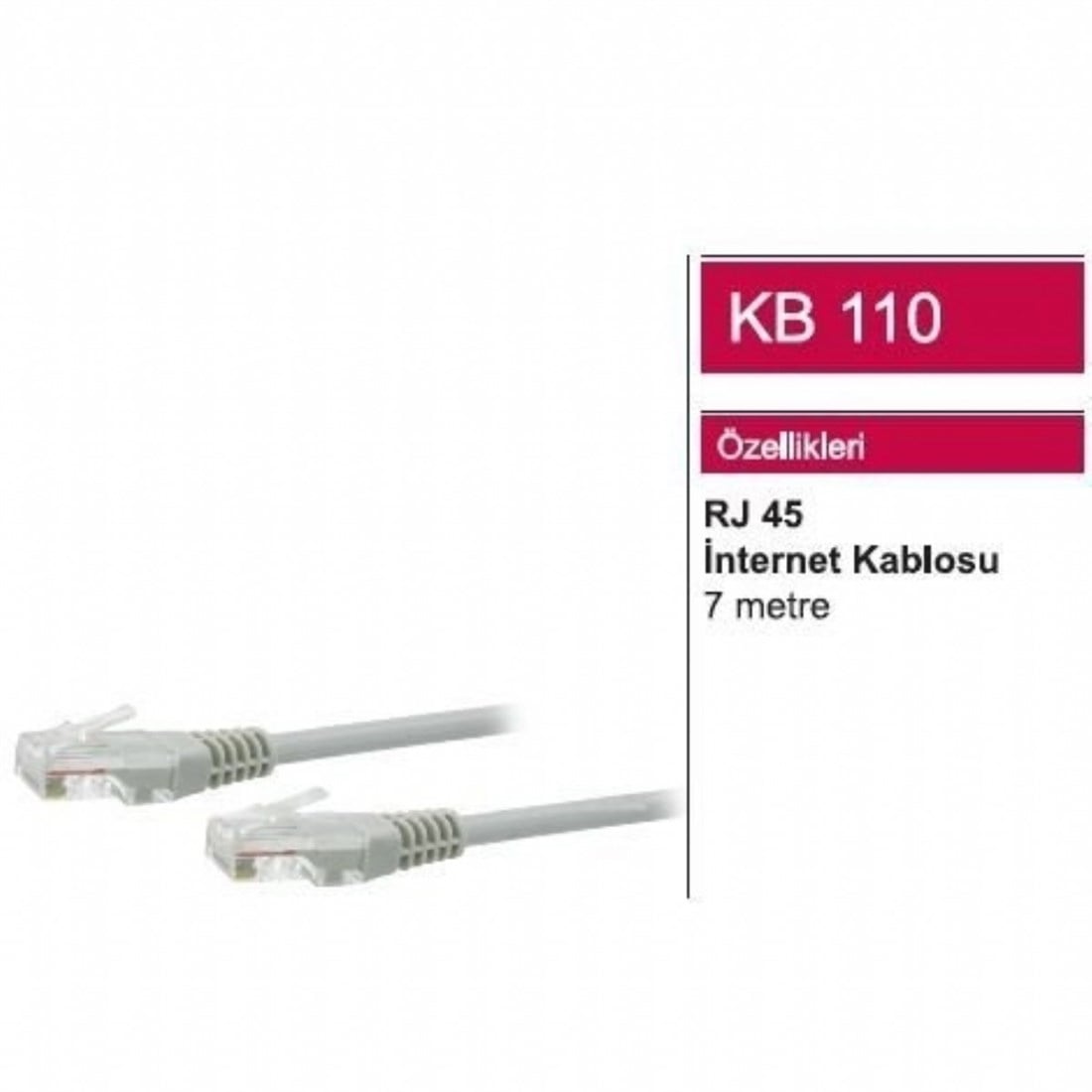 RJ 45 İNTERNET KABLOSU 7 MT 10 ADET FİYATI