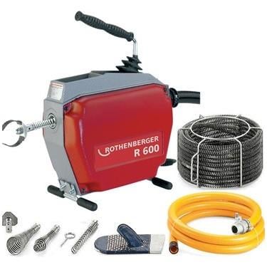 ROTHENBERGER 19173 R600 Kanal Açma Makinesi 16 + 22mm Spiral+Uç St