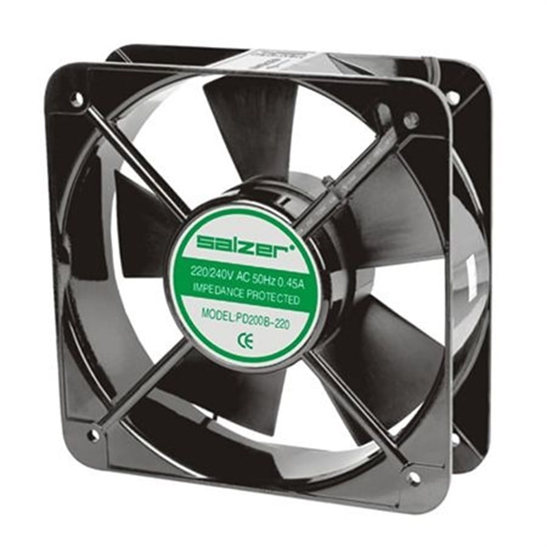 Salzer 200x200x60 220V Kare Fan PD200B-220