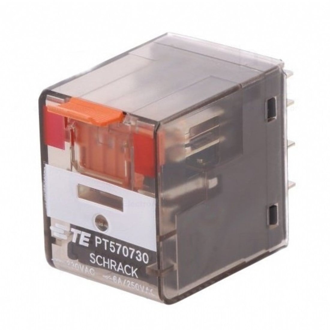 Schrack PT570730 230VAC 4 C/O 06A End. Röle