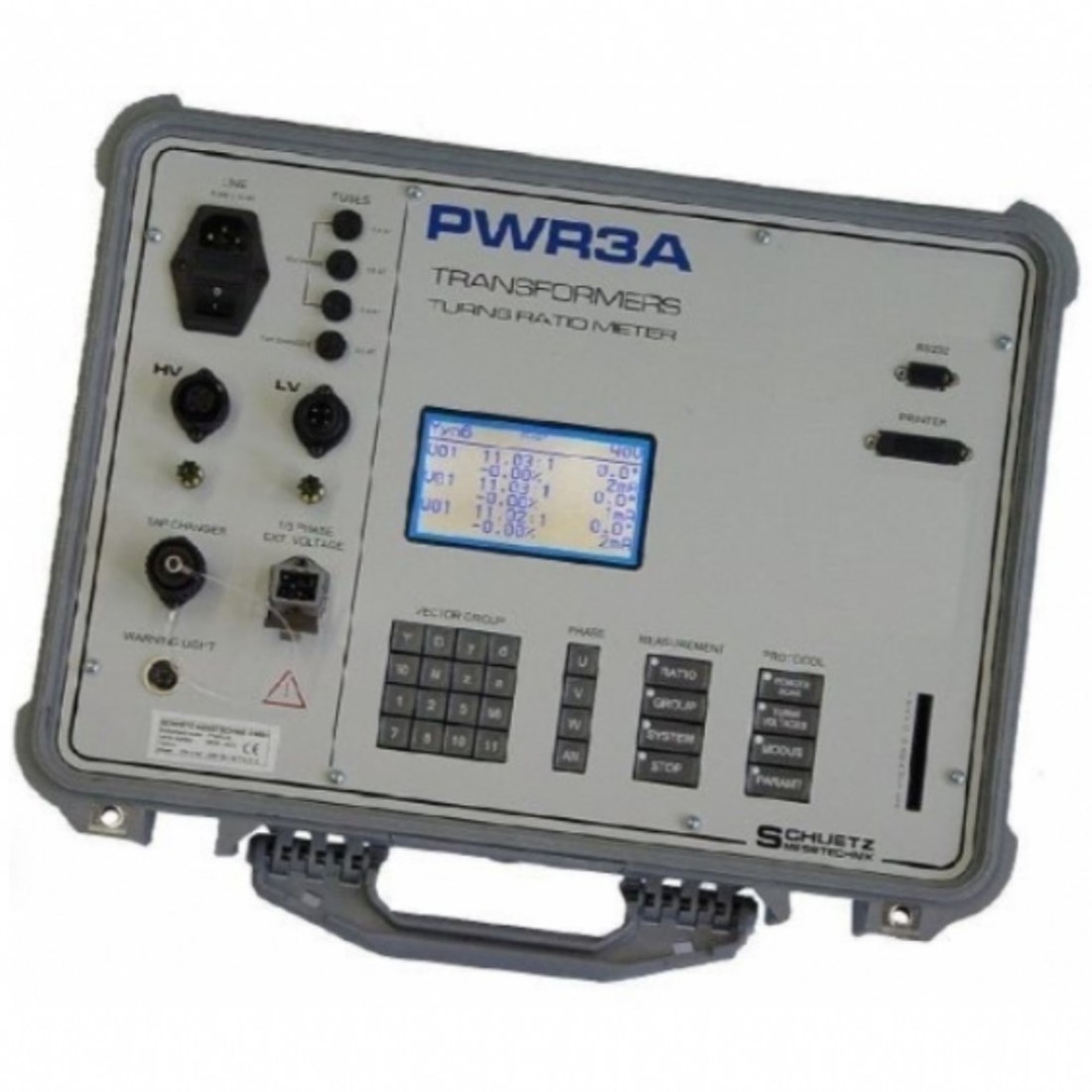 Schutz PWR3A TTR Cihazı Trafo Test Cihazı