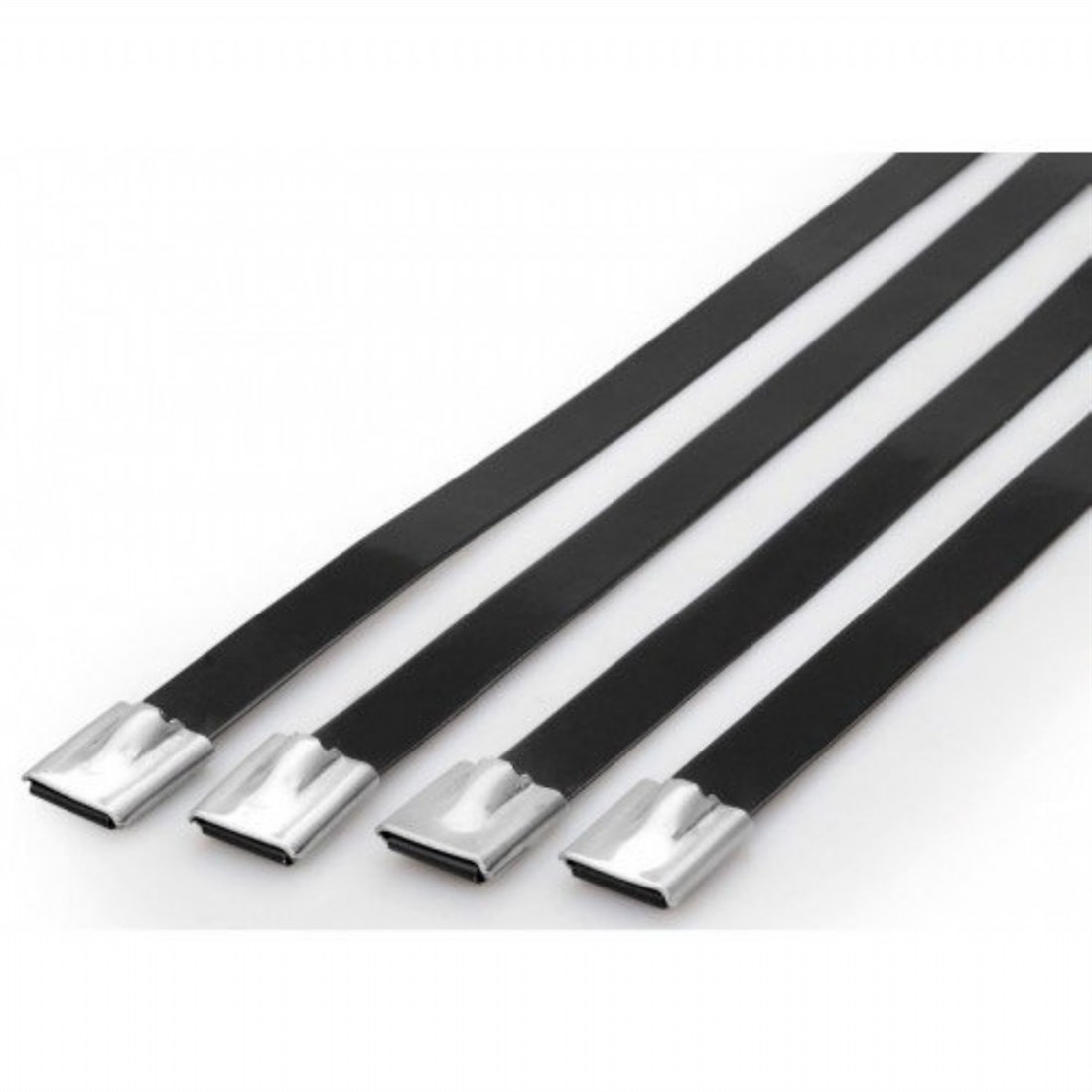 SFK-STB2504C 4,5x250 mm PVC KAPLI METAL KABLO BAĞI 100 adet