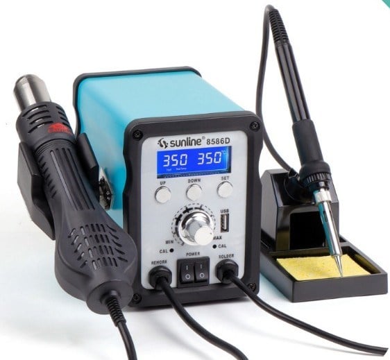 Sunline 8586D Brushless Havya İstasyonuSUNLİNEIsı Ayarlı Havya İstasyonları (Dijital/Analog)