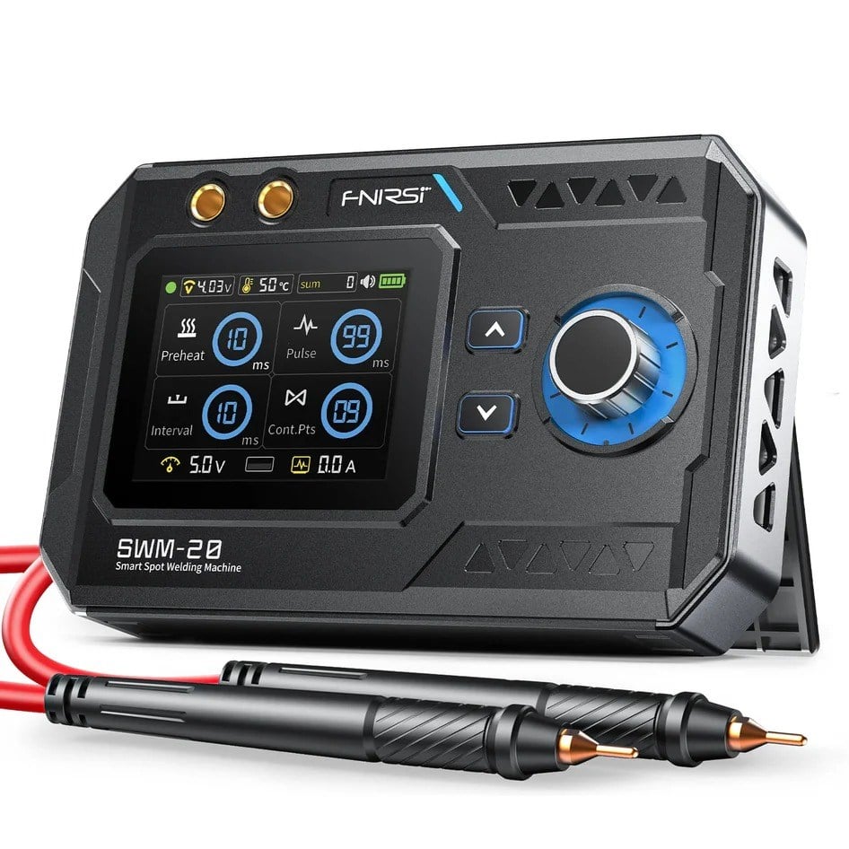 SWM-20 Fnirsi 1200A Çift Darbeli 2'si 1 Arada Taşınabilir Akülü Nokta Kaynak MakinesiFNIRSİTest ve Ölçüm Cihazları