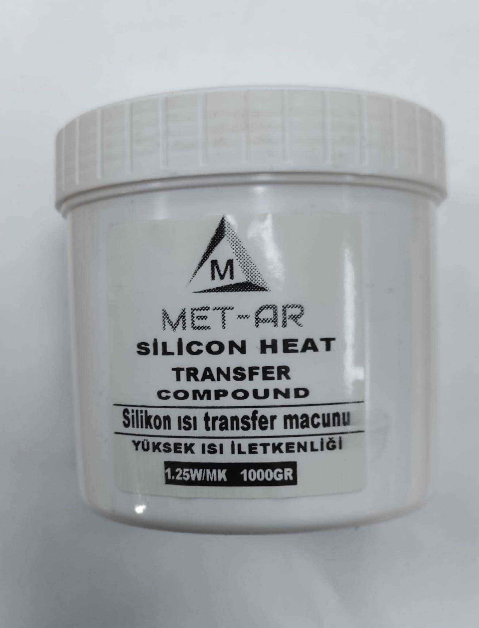 Termal Macun 1 Kg Silikon ısı transfer macunu 1,25 mk 1000 Gr
