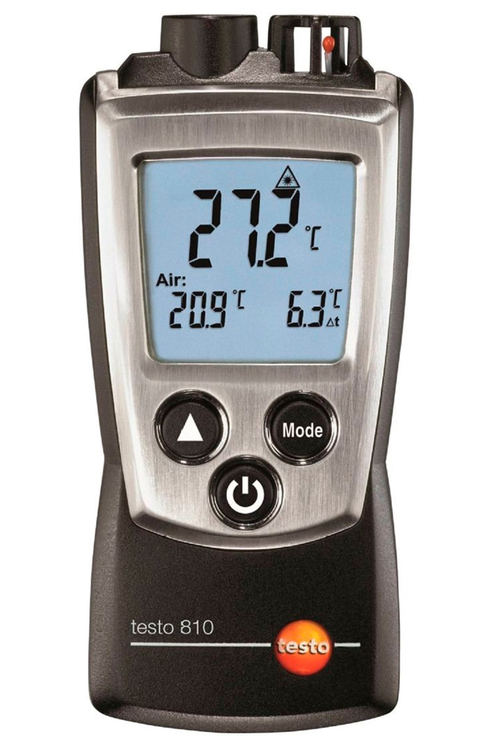 Testo 810 Temassız Sıcaklık Ölçüm Cihazı (2 kanallı)TESTOGaz ve Radyasyon Dedektörleri