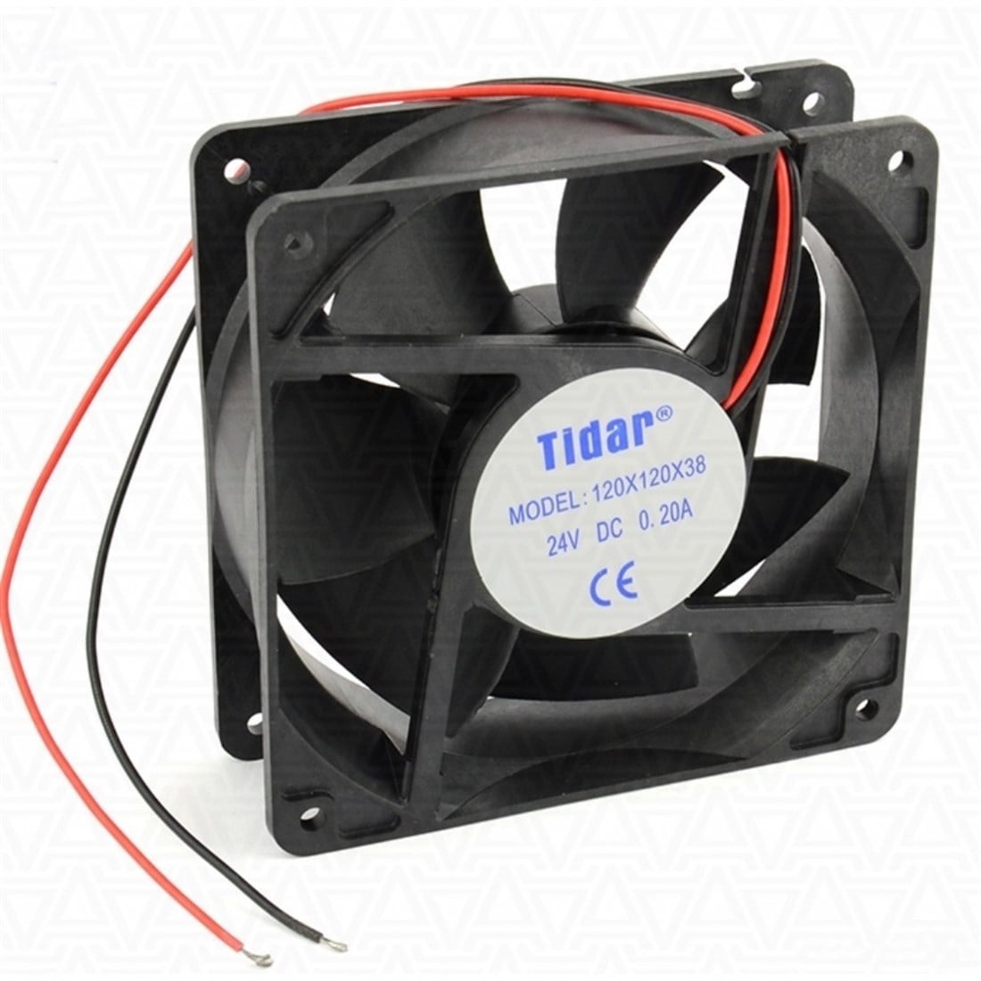 Tidar 120x120x38 mm 24 vdc kare fan
