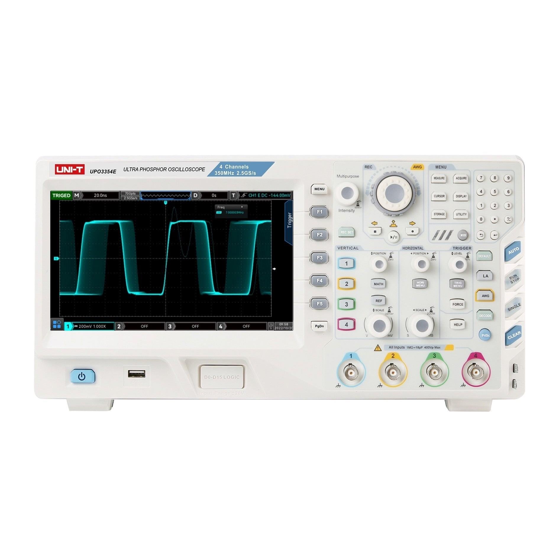 UPO3354E Unit 350 MHZ 4 Kanallı MSO (Logic Podsuz)
