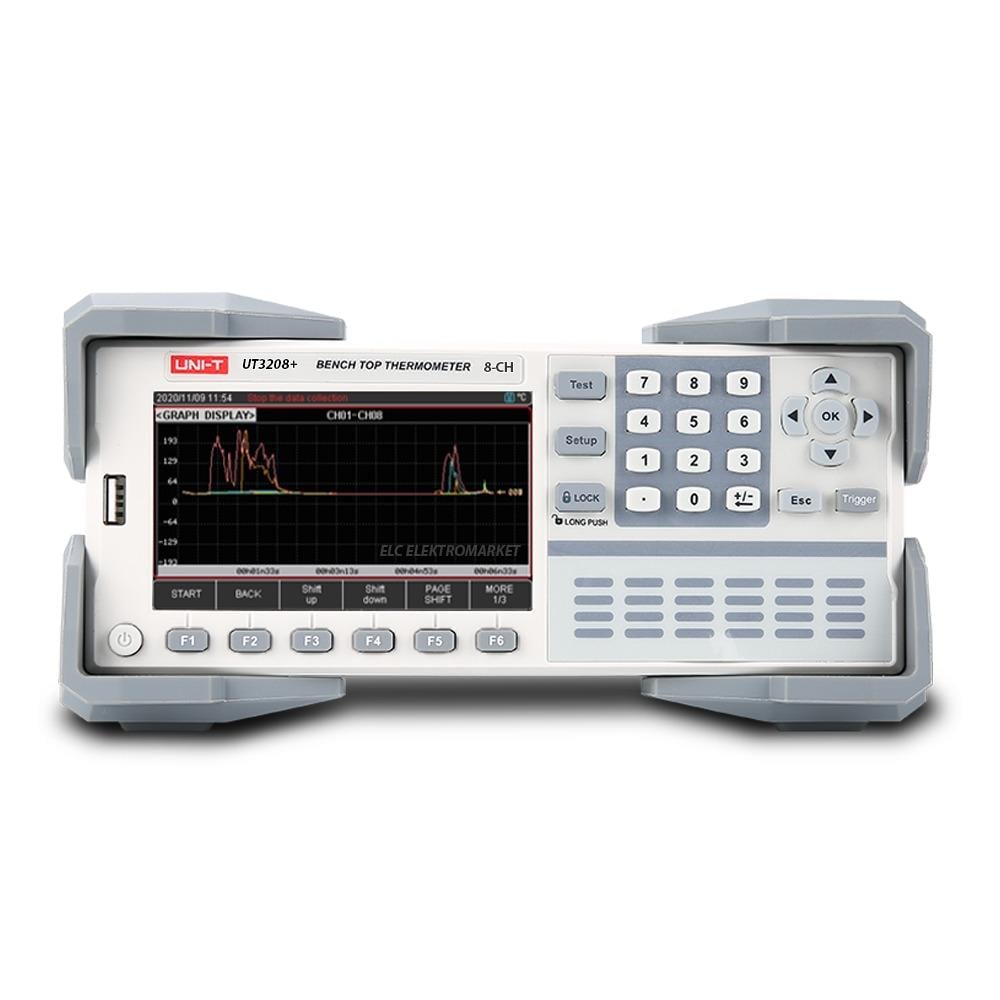 UT 3208+ Çok Kanallı Sıcaklık KaydediciUNI-TÖLÇÜM CİHAZLARI