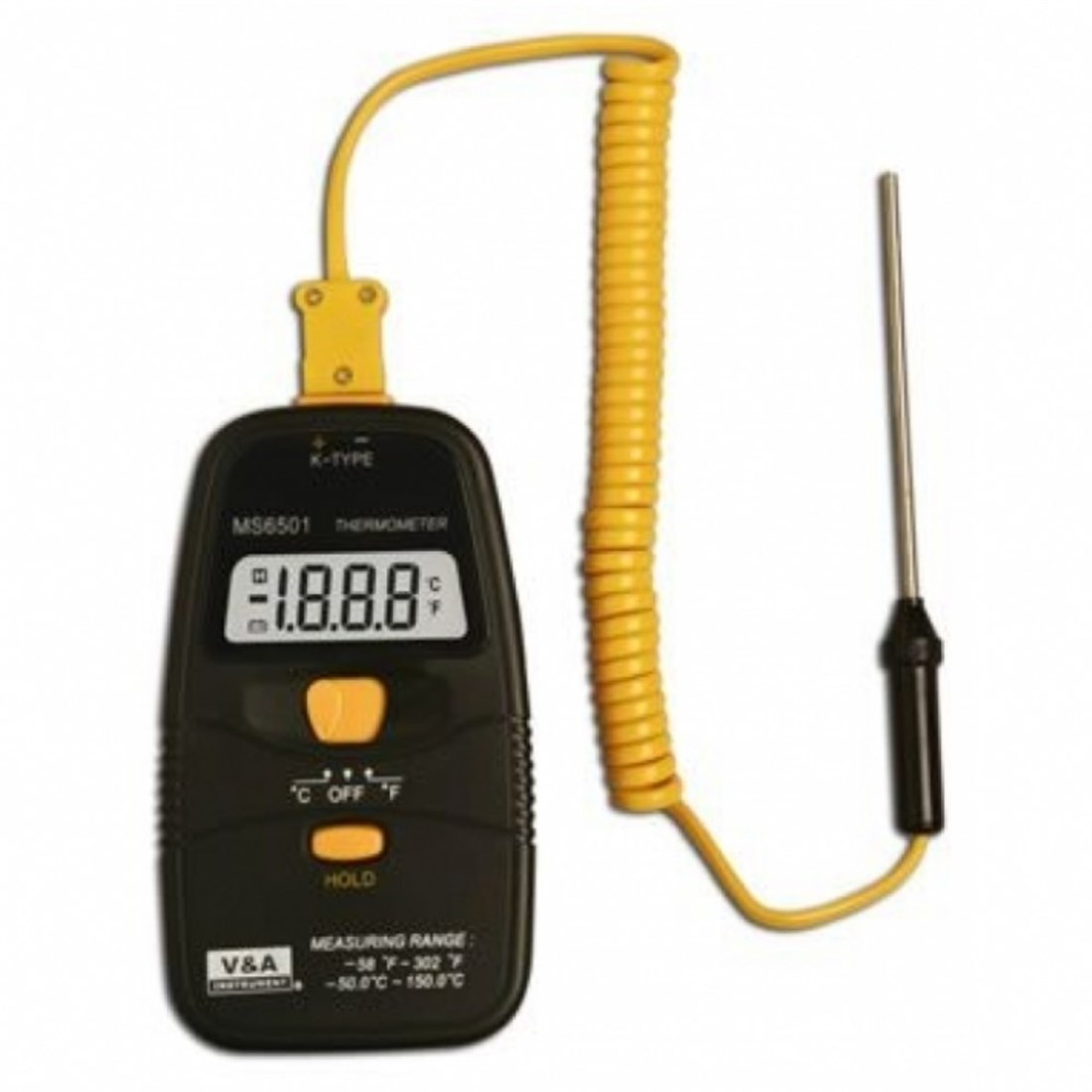 VA MS6501 K Tipi Termometre 150C