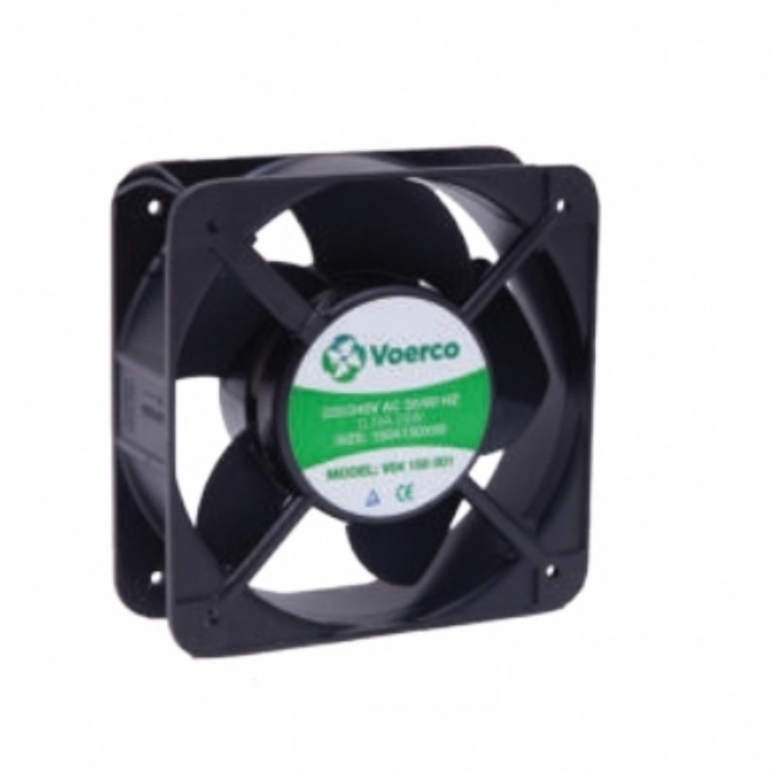 Voerco 150x150x50 220V AC Rulmanlı Kare Fan