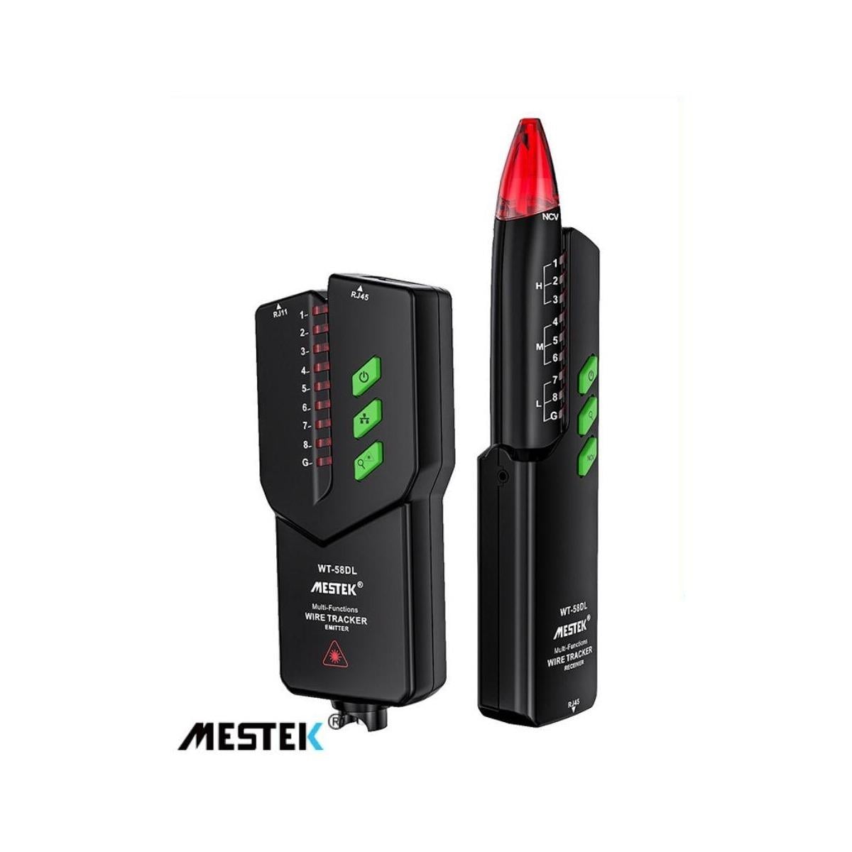 WT-58DL Mestek RJ11 RJ45 Cat5 Cat6 Test Cihazı Kablo Bulucu