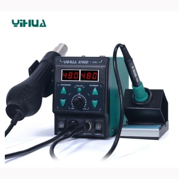 Yihua 8786D-I Sıcak Hava Üflemeli Dijital Havya İstasyonu