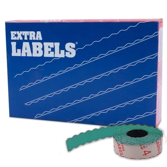 FDM | Labels | 4 No | Yeşil Meto Etiketi | 42 Rulo | 1 Rulo 1000 Adet | Orta Yapışkanlı