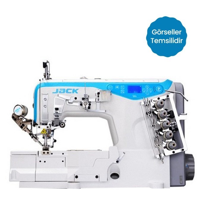 FDM | Jack | W4-U4-01GBX356 | Etek Reçme Makinesi | İp Kesicili | Direct Drive | Elektirikli