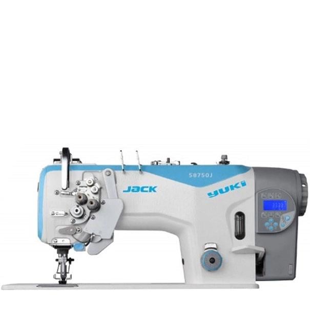 FDM Jack Jk-58750J-405E İplik Kesicili Otomatik Çift İğne Dikiş Makinası (İptalli) (Büyük Mekik) (Kot)
