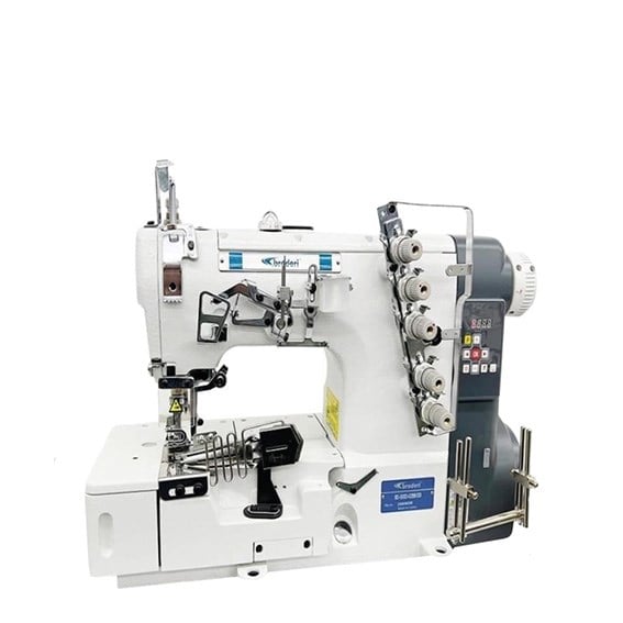 Broderi | BD-500D-02 | Bant Reçme Makinesi | Biye Reçme Makinesi | Direct Drive | İğne Pozisyonlu  | Kafadan Motorlu