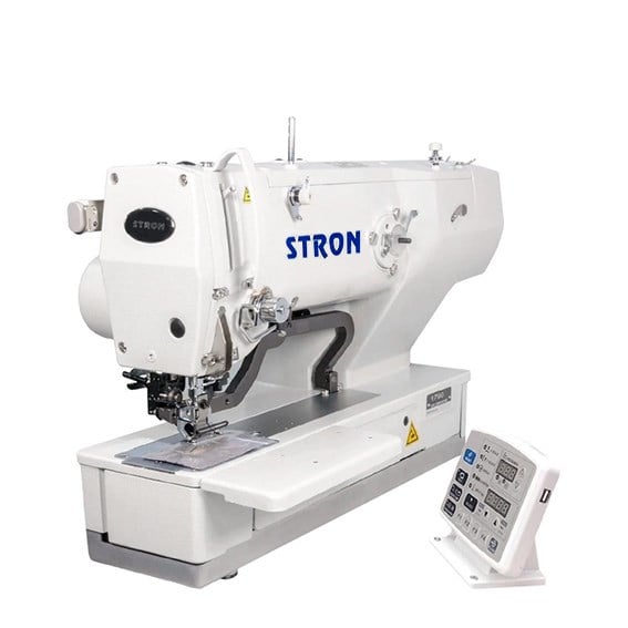 FDM Stron Sf1790 Full Otomatik İlik Makinesi, Direct Drive, Ayak Kaldırmalı, İplik Kesmeli, Kafadan Motorlu