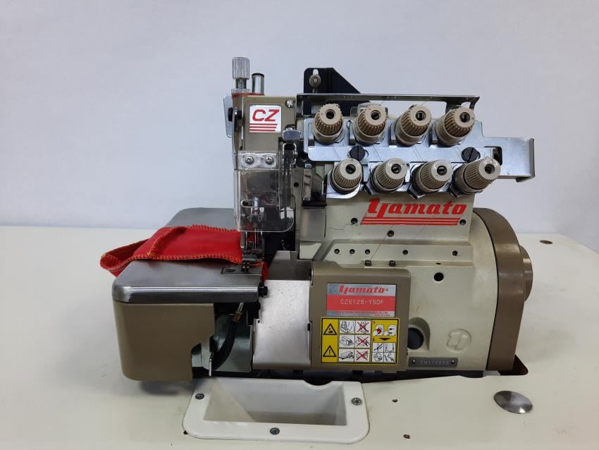 2. El Yamato Cz6125-Y5df 4 İplik Otomatik Kıstırmalı Overlok Makinesi
