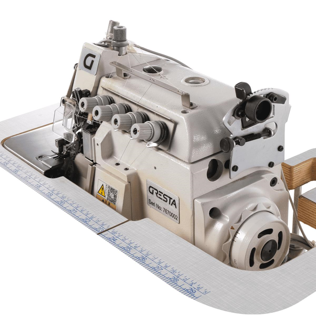 2. El Gresta 5 İplik Transportlu Overlok Makinesi