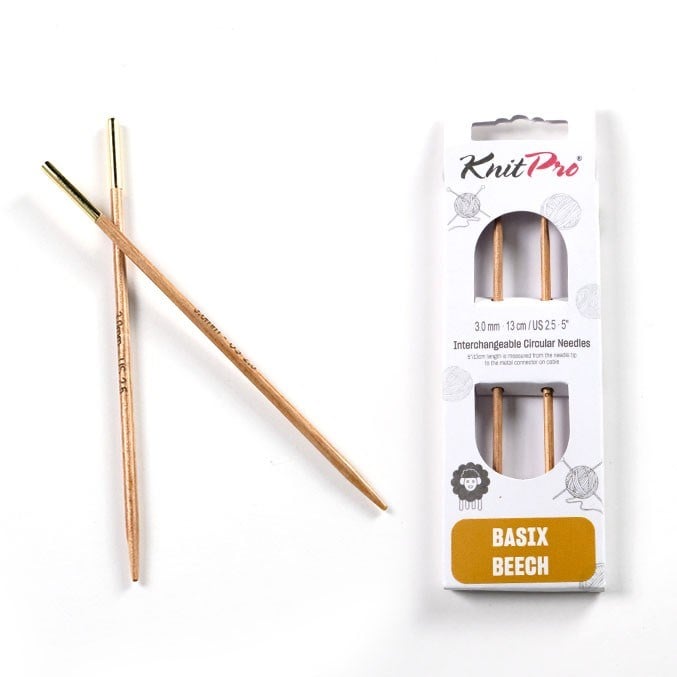 Knitpro | Zing | Değiştirilebilir | Misinalı Şiş Seti | 13 cm | Basix Beech Normal I.Chng | Ndl -3.00mm | 35631 |