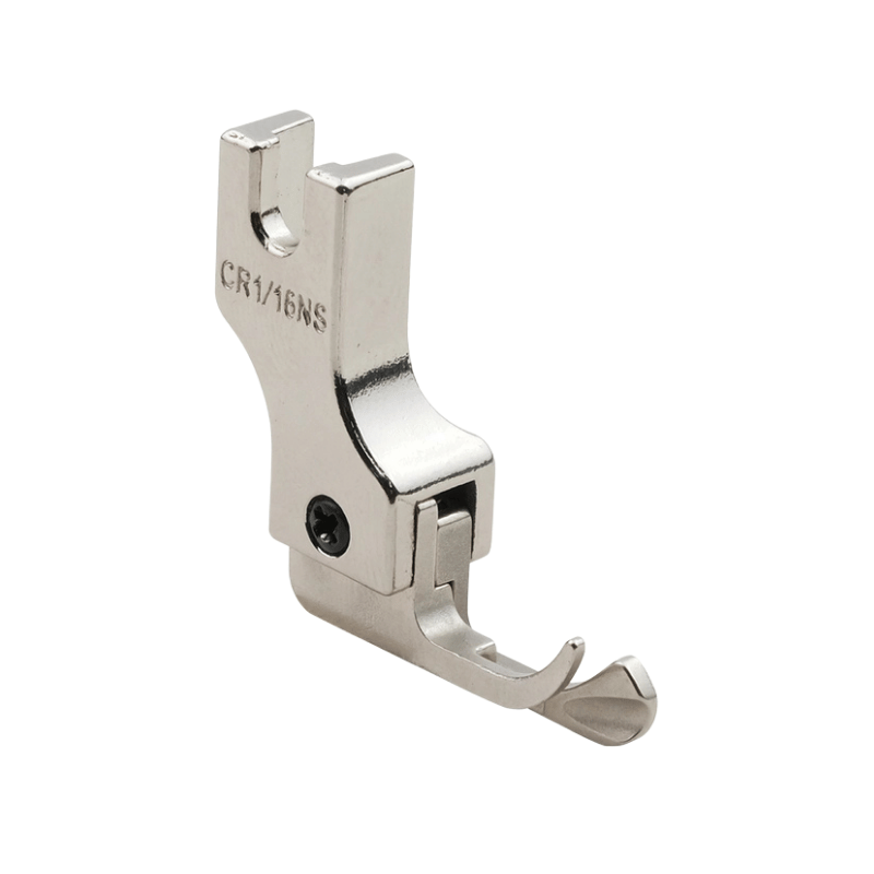 Düz Makine 1.6mm Dar Çima Ayak | Sağ Çima | CR1/16NS | Tüm Marka Sanayi Tipi Düz Dikiş Makinelerinde Kullanılır.