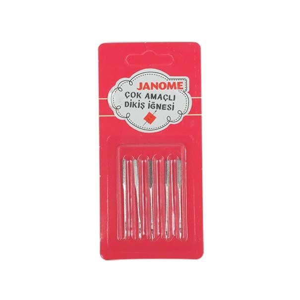 FDM Janome HAX1 16 No Aile Makine İğnesi Standart | 16/100 | Ev Tipi Makine İğnesi | 1 Paket 5 Adettir | Tüm Ev Tipi Marka Makineler İle Uyumludur