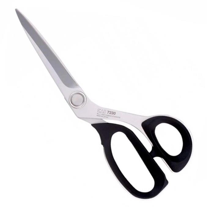 Kai 7230 Plastik Saplı Pastal Makası | Özel Ağız | 23cm | Japon Malı | Yüksek Karbonlu Paslanmaz Çelikten Üretilmiştir