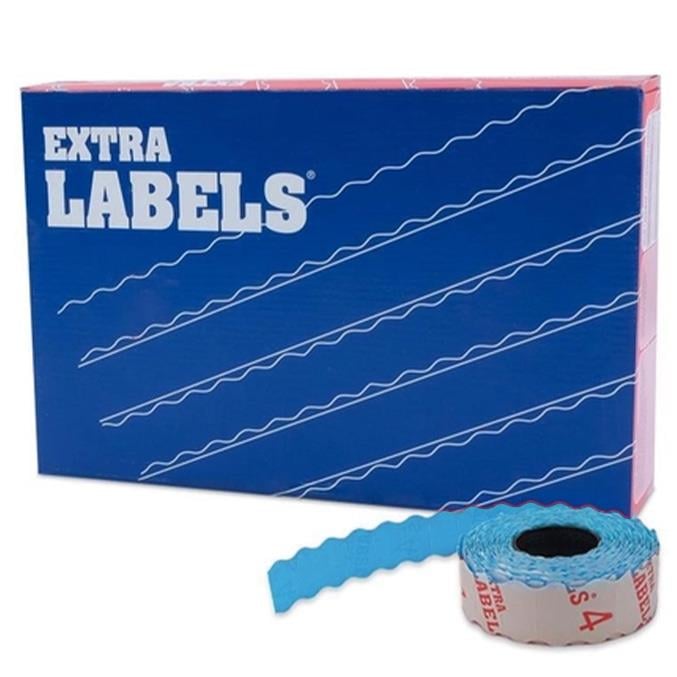 FDM | Labels | 4 No | Açık Mavi Meto Etiketi | 42 Rulo | 1 Rulo 1000 Adet | Orta Yapışkanlı