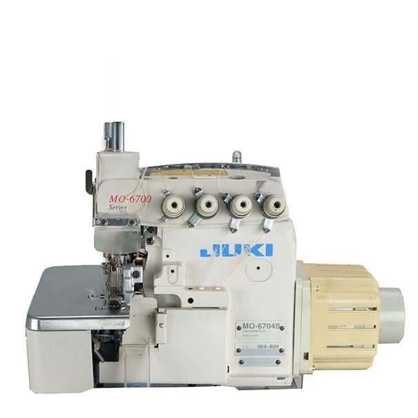 2.El Juki 4 İplik | 6704S | Overlok Makinesi | Kafadan Motorlu | Havalı İplik Kesicili | Otomatik Makine