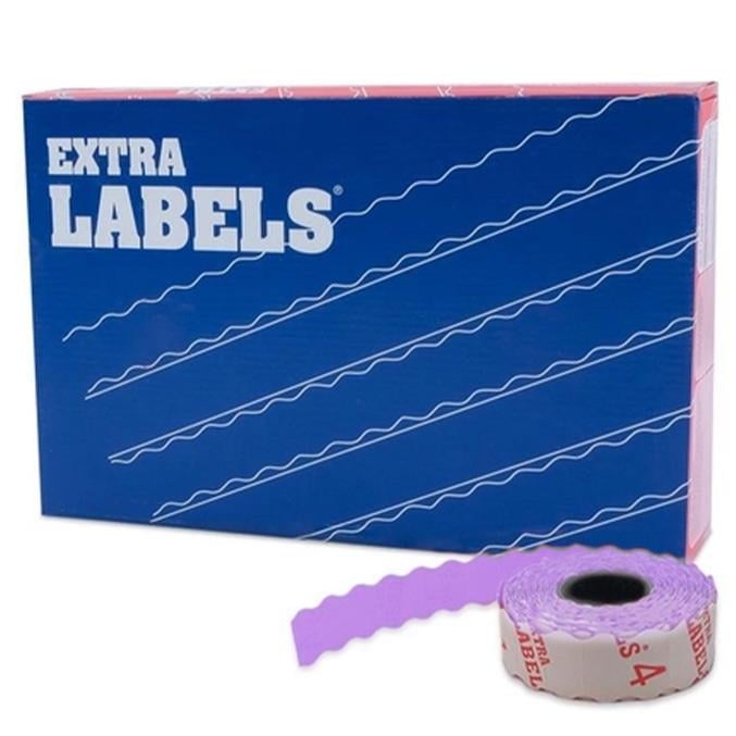 FDM | Labels | 4 No | Lila Meto Etiketi | 42 Rulo | 1 Rulo 1000 Adet | Orta Yapışkanlı