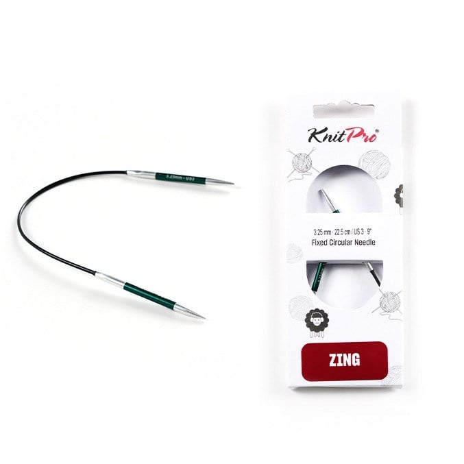 Knitpro | Zing | Sabit Misinali Şişler | Double pointed needles | 22.5cm | 3.25mm | 47085 |
