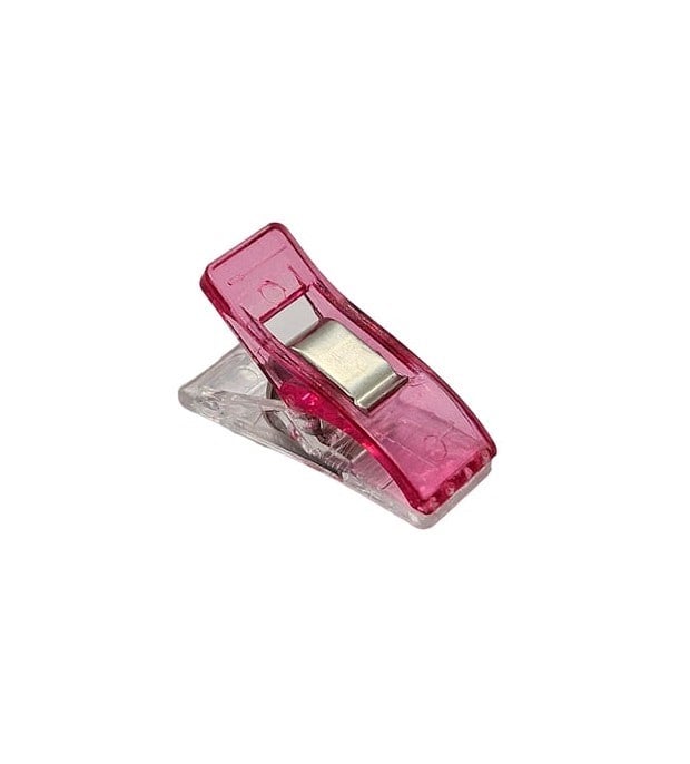 FDM | Mini Plastik Maşa | 27mm | Kumaş Mandalı | Dikiş | Nakış | Kağıt Sıkıştırma Maşası | 10 Adet