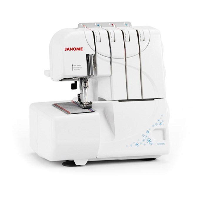 Janome | Tr3000 Overlok Makinesi | Ev Tipi Overlok Makinesi |Aile Tipi Overlok  Makinesi | 3 İplik Ve 4 İplikle Çalışabilen | Ayarlanabilen Kesim Genişliği | Dakikada 1300 Devir 