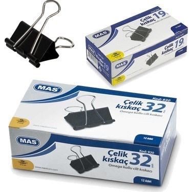 Fdm Dosya Maşası (Kıstırgaç) 32mm - 12 Adet