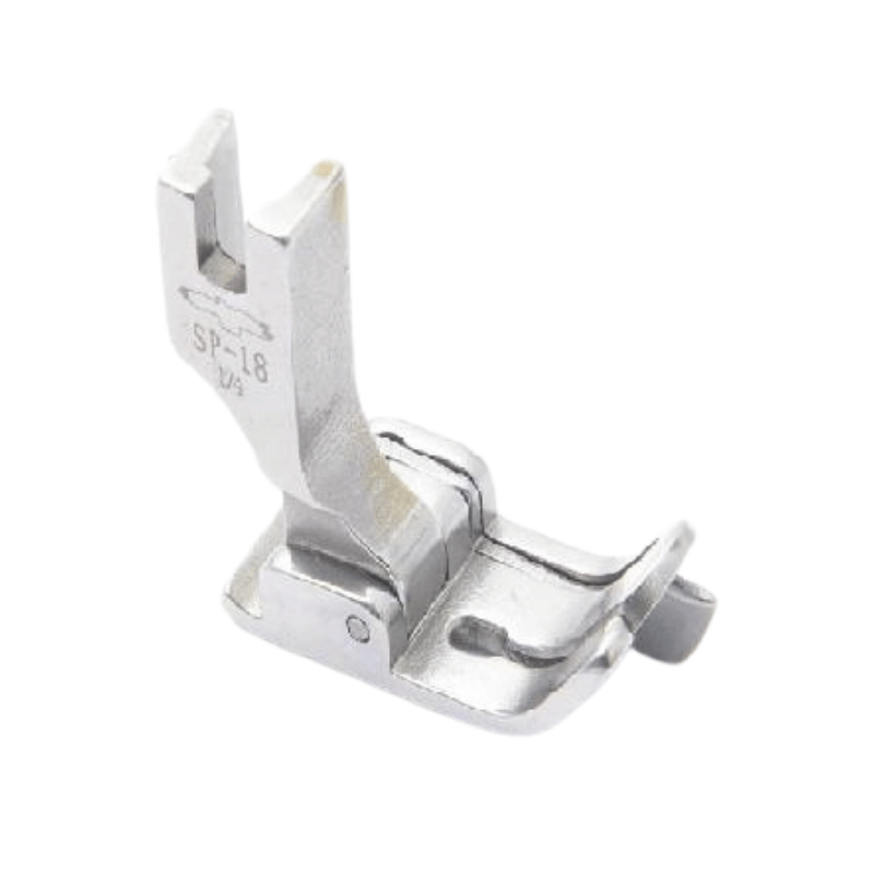 Düz Makine 6.4mm Oynar Çimalı Ayak | Sağ Çima | SP-18R 1/4 | Tüm Marka Sanayi Tipi Düz Dikiş Makinelerinde Kullanılır.EverPeak