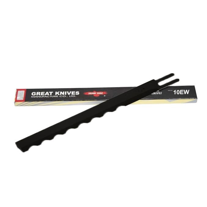 FDM | Teflon Dalgalı Bıçak 10 İnç | Golden Eagle | Dik Kumaş Kesim Motoru Bıçağı | Bıçak Boyu 25 cm | 10E | Yanmaz Testere | Eastman | Broderi | Yuki | Dayang Marka Dik Kesim Motorlarına Uyumludur