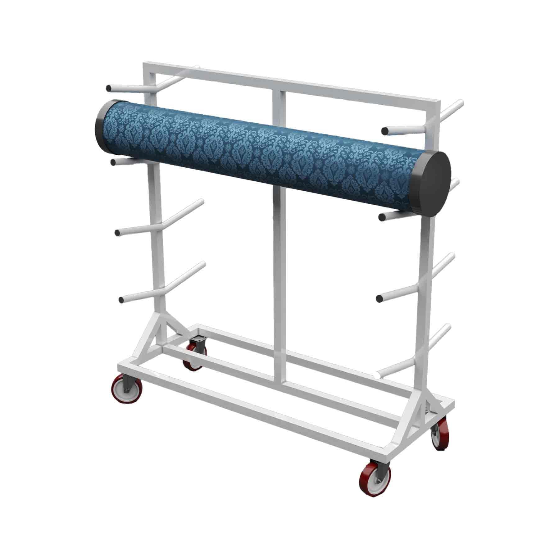 Fdm Kumaş Topu Taşıma Arabası | En:60Cm | Boy:150Cm | Yükseklik:140Cm | T23