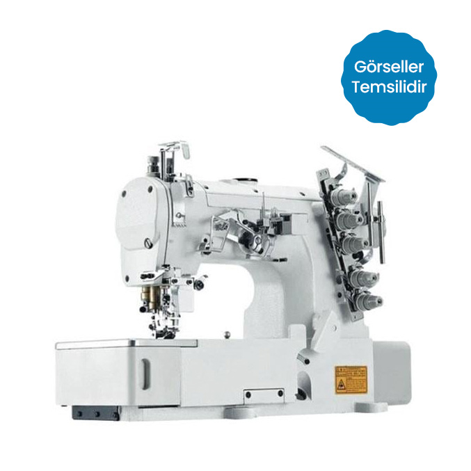 FDM Yuki YK-8569E-01GBX356/UTL-K Etek Reçme Makinesi İplik Kesicili Havalı