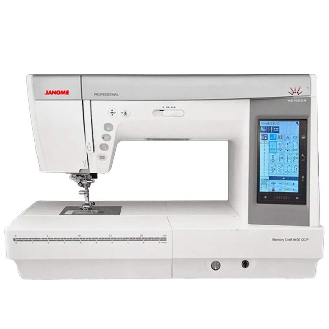 Janome | MC9450 QCP Elektronik Dikiş Makinesi | Ev Tipi Dikiş Makinesi |Aile Tipi Dikiş Makinesi | 350 Değişik Dekoratif  Dikiş Desen Piko | 9mm Dikiş Genişliği | Dayanıklı  Matal Gövde