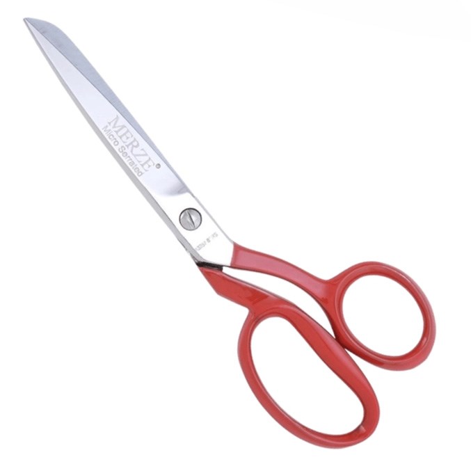 FDM Merze 3257-8 Tırtırlı Kırmızı Saplı Yatık Regula Makası D110 No:8 (20 cm)