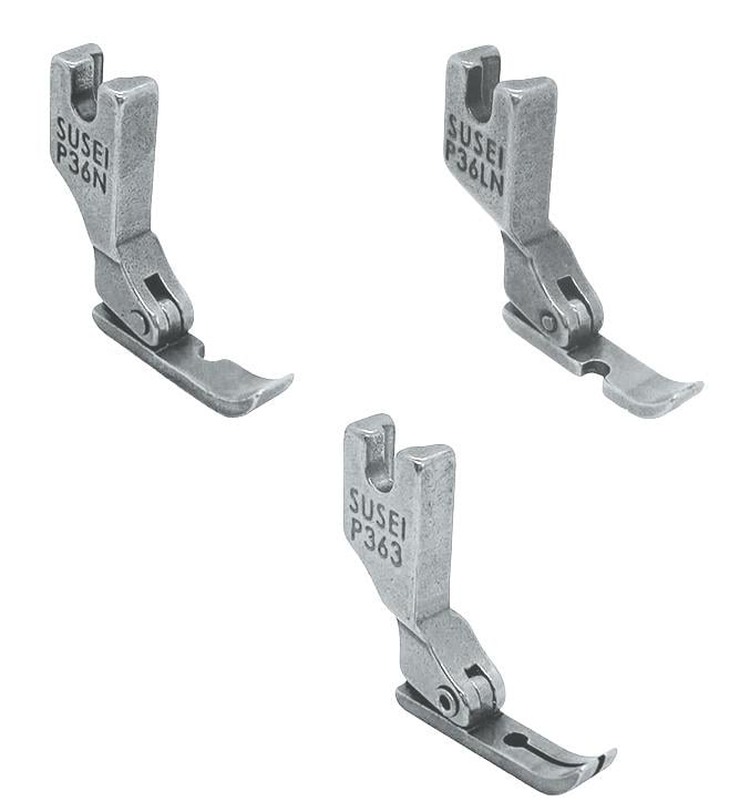 Susei Düz Makine Fermuar Ayağı Sağ P36N, Sol P36LN ve Çatal Ayak P363